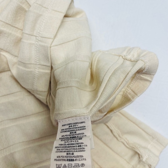 We the free long sleeves crop top 3/4 button down size XS - Picture 5 of 6